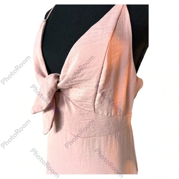 She + Sky Ruffle Mock Wrap Dress Size Large - Picture 2 of 12